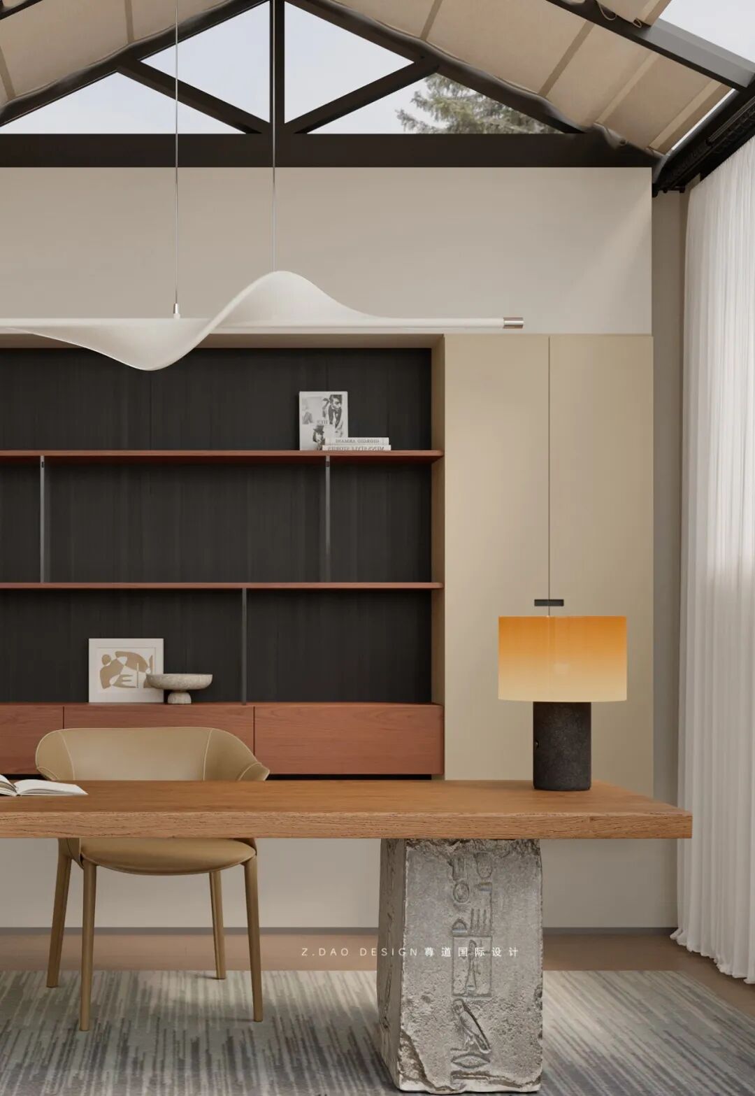 龙湖丽丰·西宸原著400㎡静奢风别墅（《喜 棠》）丨尊道国际设计-179