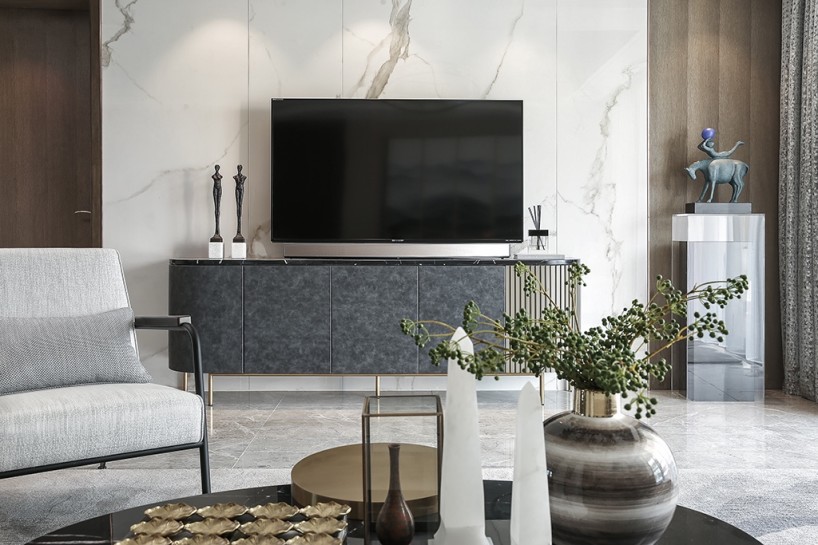 山西太原远大凤玺湾样板间——摩登东方风格-15