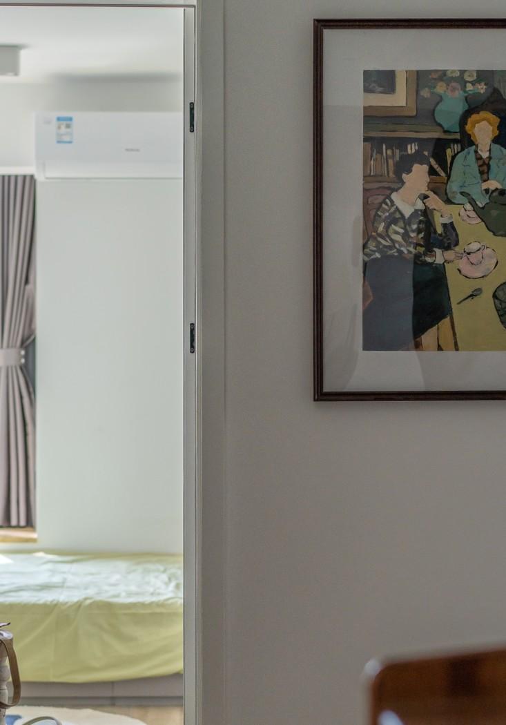 王一樹打造 76㎡中古风理想居所,优化空间动线与收纳-63