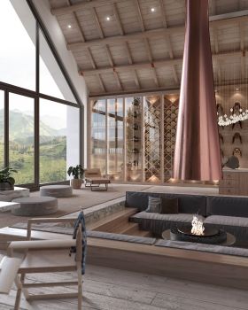 ModernRustic Swiss Chalet