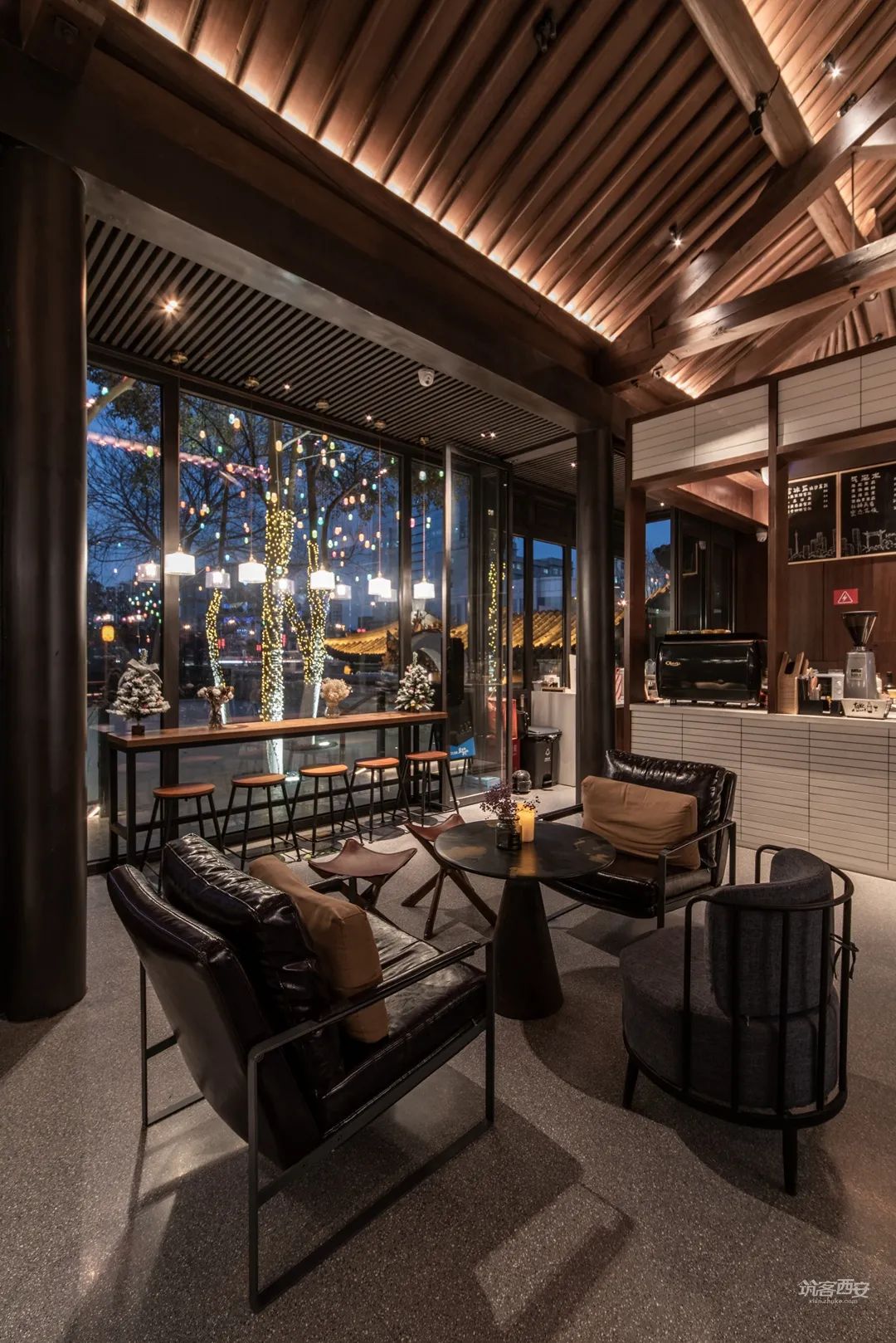 朝阳 coffee丨中国西安丨郭莘空间设计(西安)有限公司-67