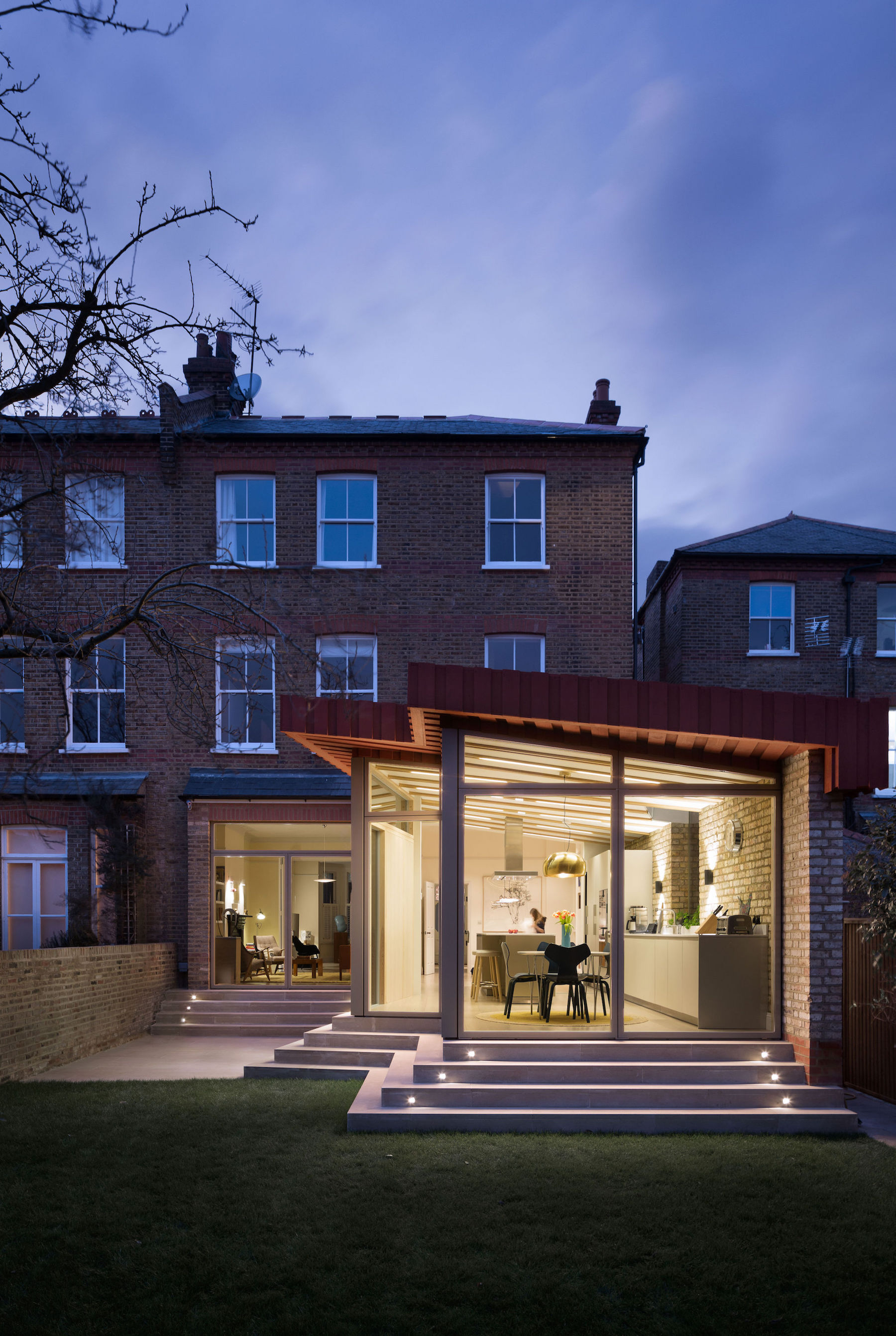 北伦敦精美半独立别墅设计，花园景观与生活空间完美融合-32