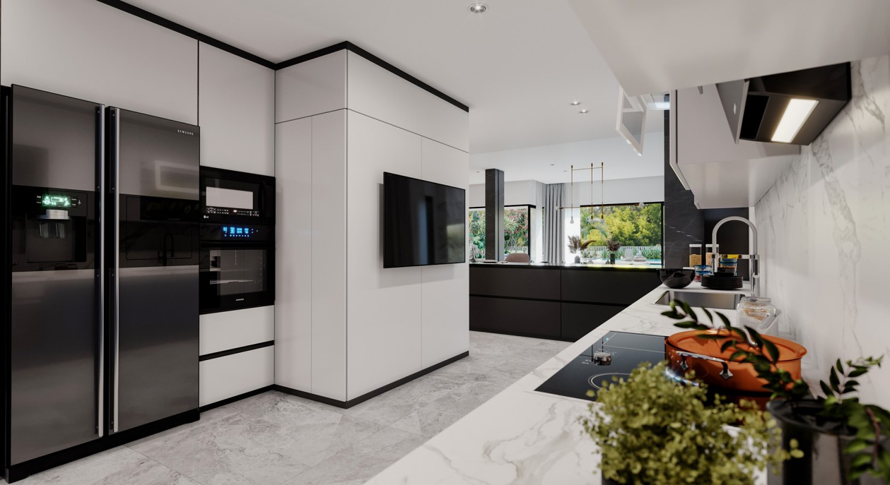 鲜明的线条与中性元素 创造出精致的室内空间-9