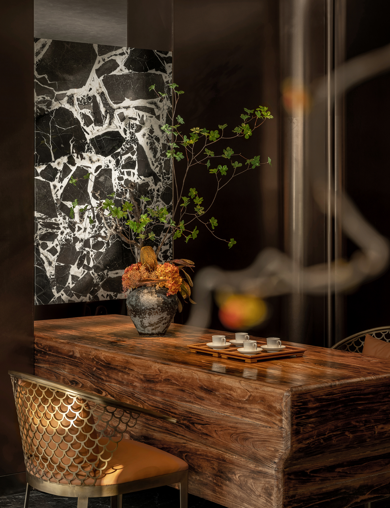 北京湘粤茗宴餐厅丨中国北京丨大伟室内设计(北京)有限公司-15