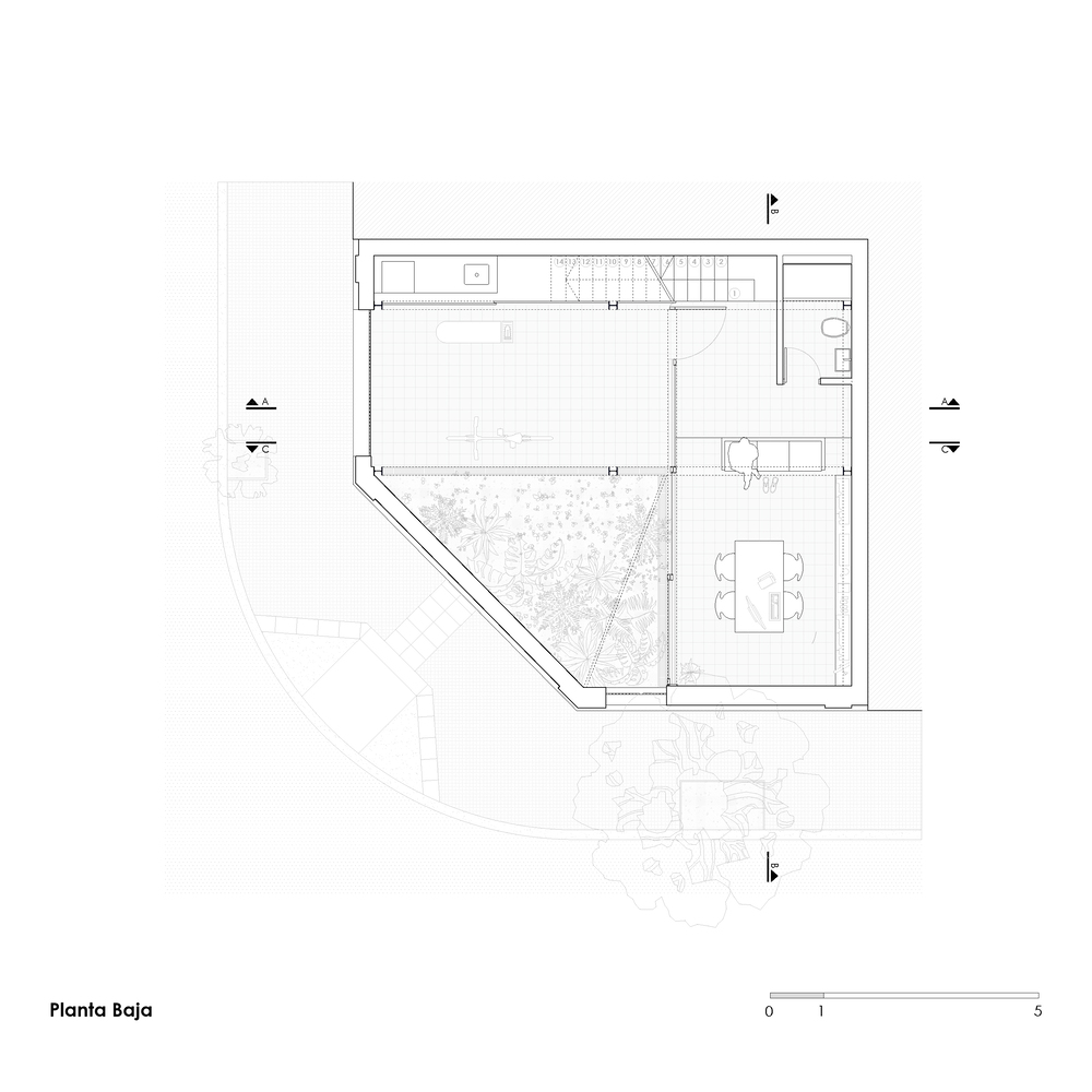 Roseti House · 阿根廷独栋住宅设计丨阿根廷布宜诺斯艾利斯丨Estudio Damero,Griselda Balian-31
