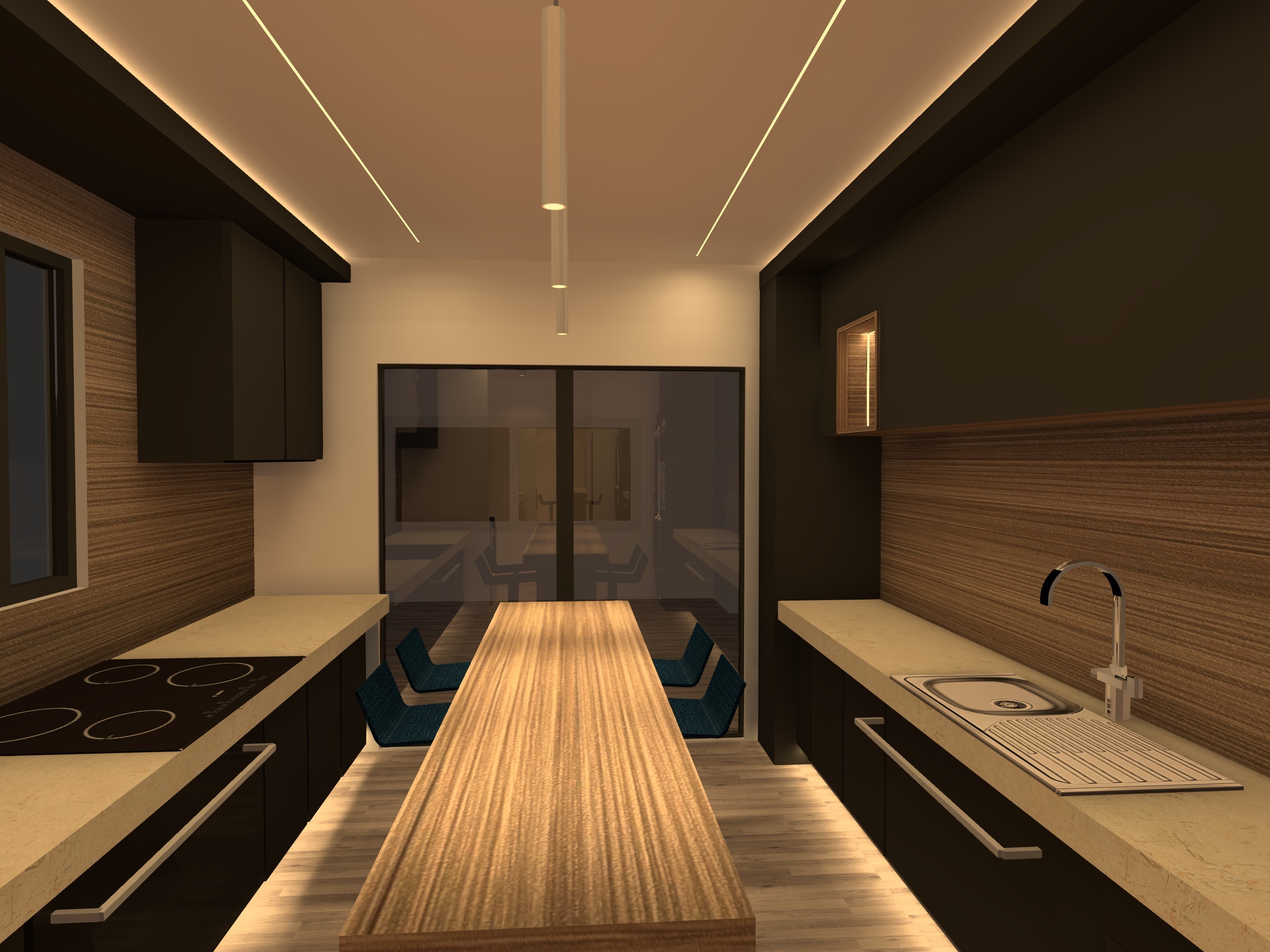 Private Villa Interior lighting design-19