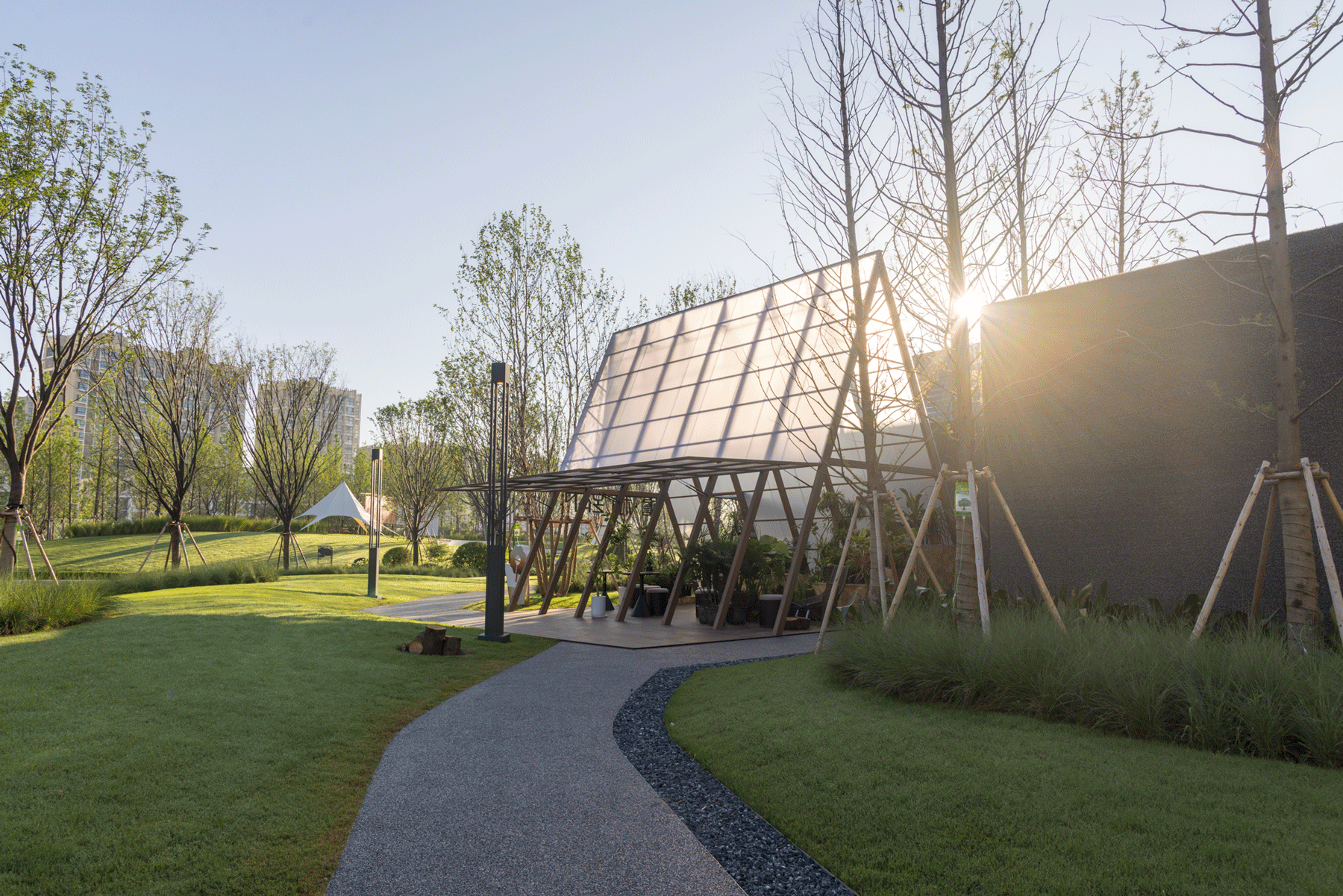 万科檐语间：城市中的原野 公园里的商业 / ROXin容心设计-12