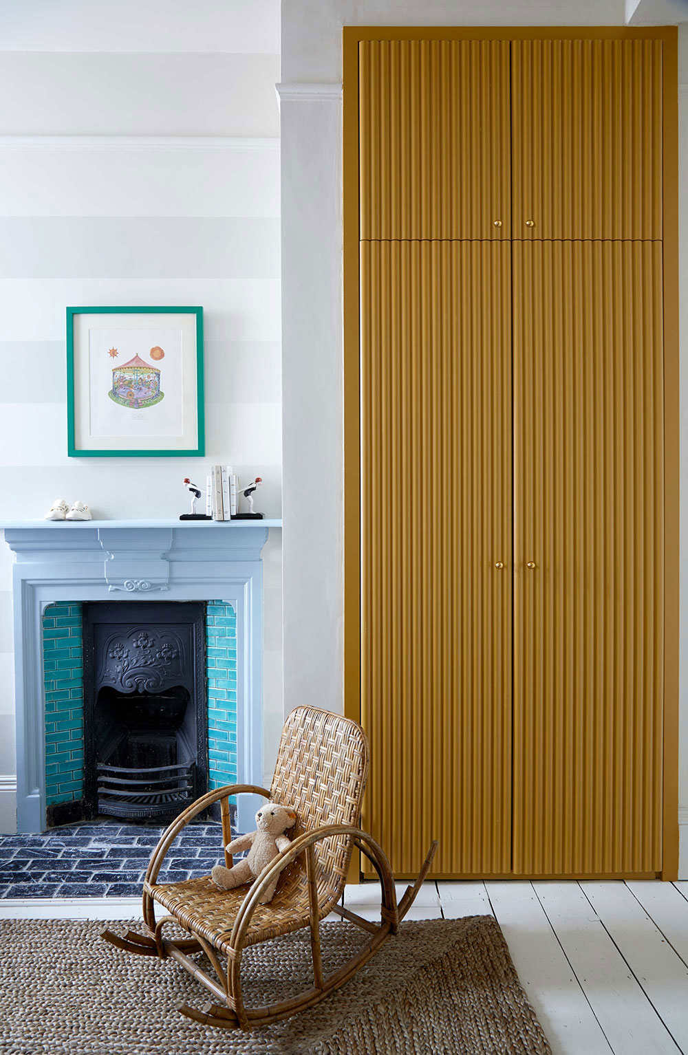 伦敦时尚温馨家庭住宅设计-35