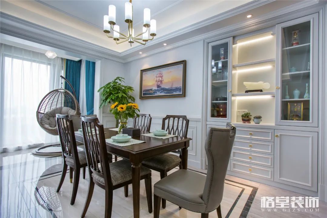 现代美式灰色调空间，优雅轻奢典范之家-14