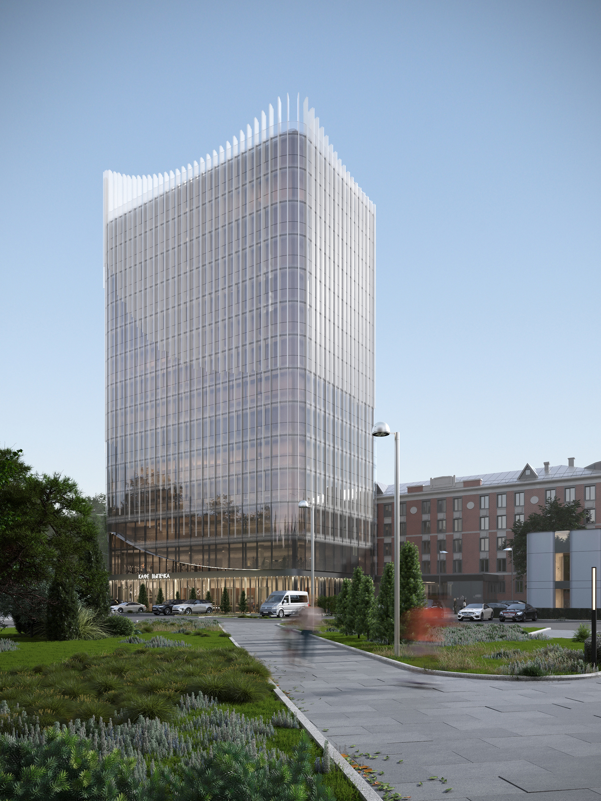 Office center design. Moscow, 2 Yamskaya street-9