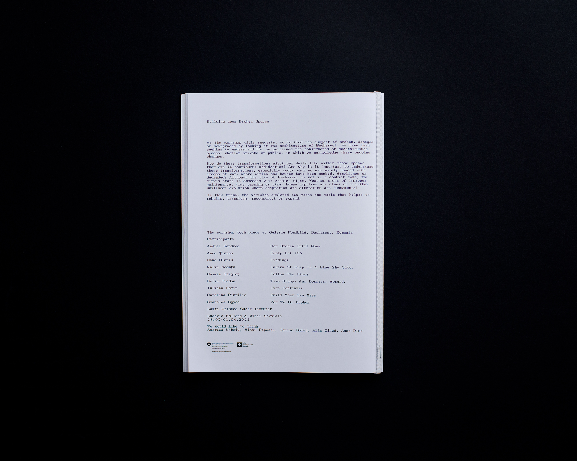 Building Upon Broken Spaces - Workshop-49