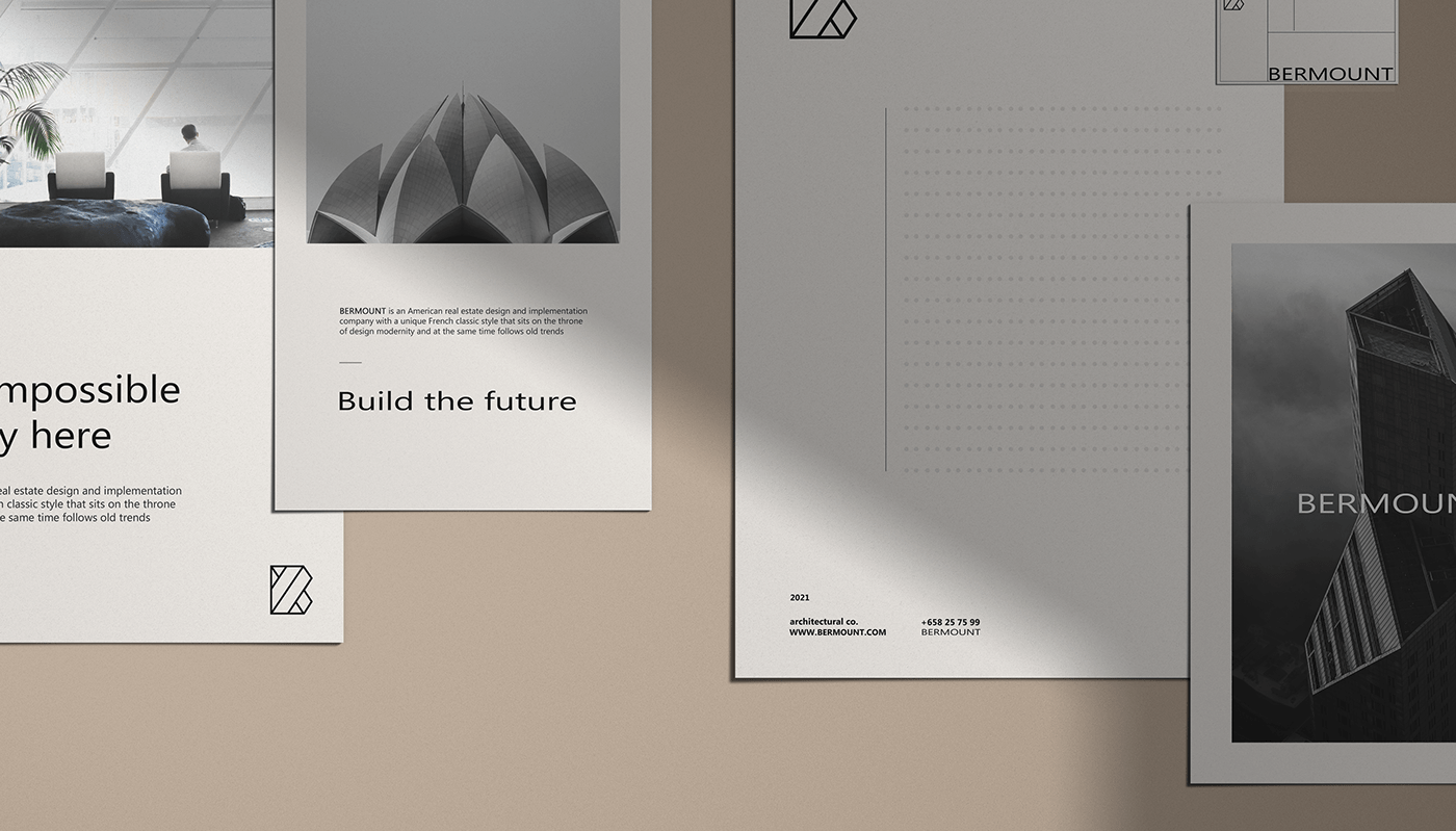 BERMOUNT 建筑设计公司品牌形象设计-16