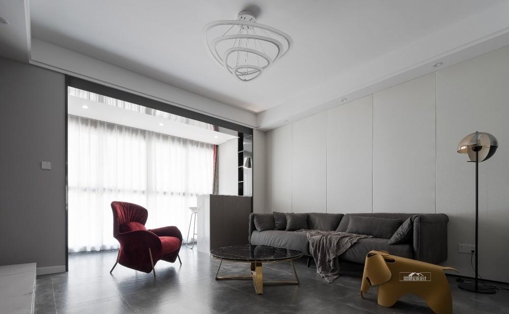 简约灰色空间,点亮生活色彩-4