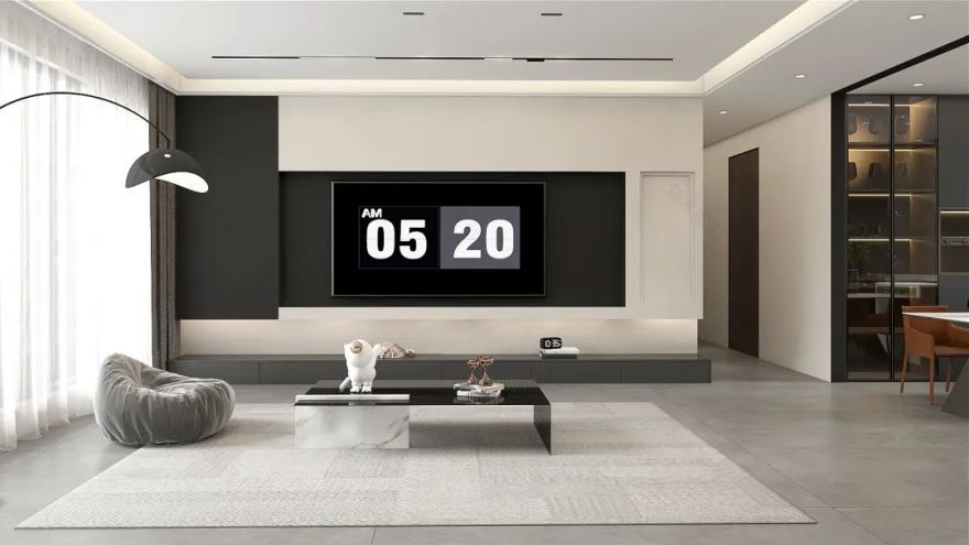 暗调现代风婚房设计丨袁驰-33