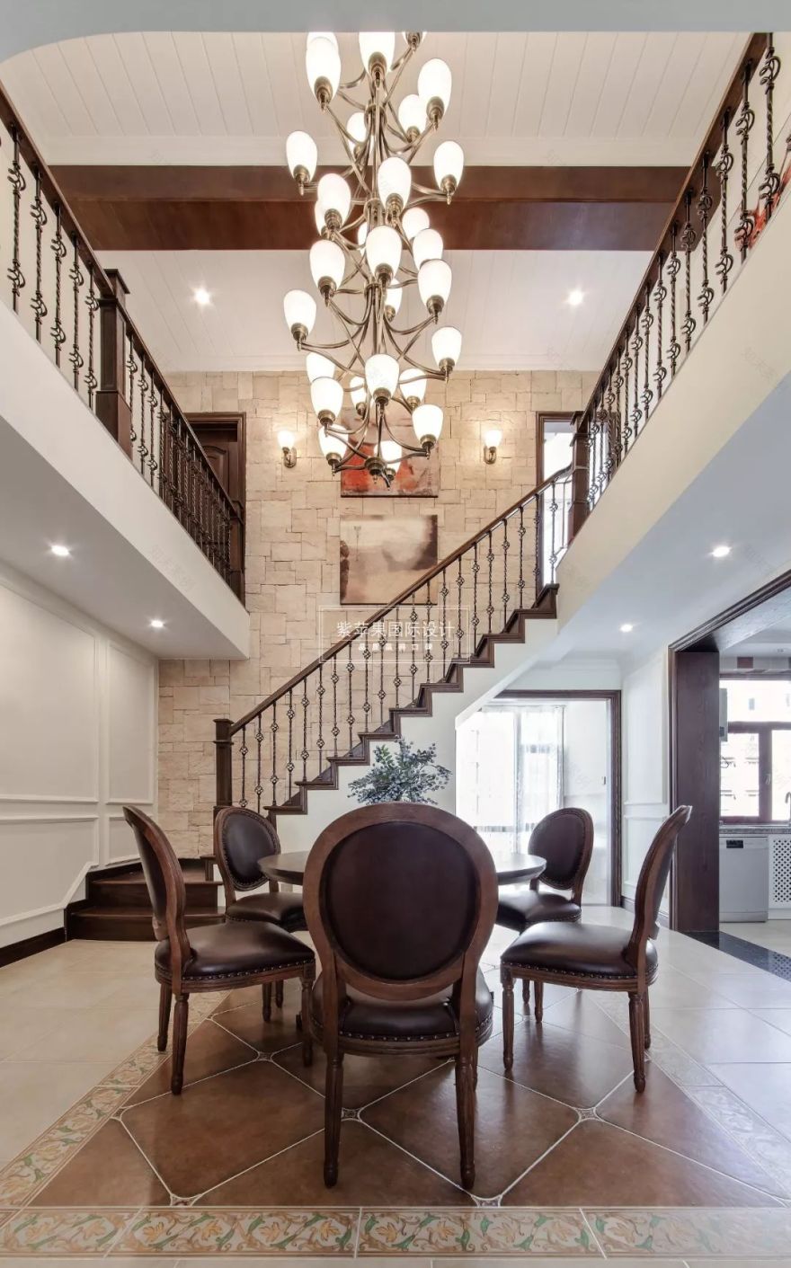 广福小区美式风格设计,自然质感打造温馨生活空间-31