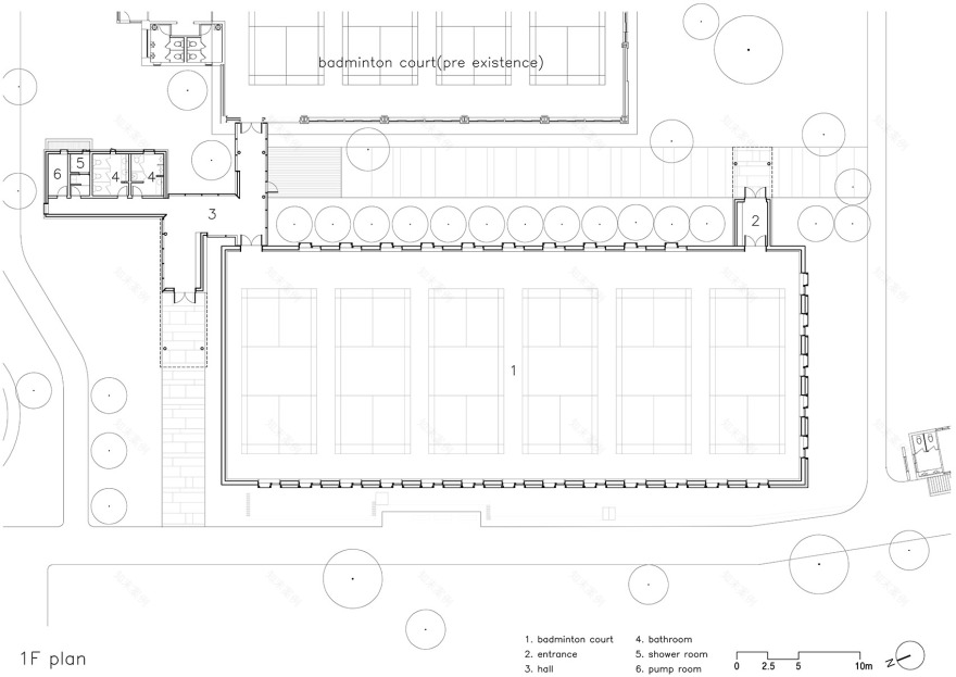 Cheomdan 羽毛球馆，韩国 / JHW IROJE architects + The Sa-ram Architects-38