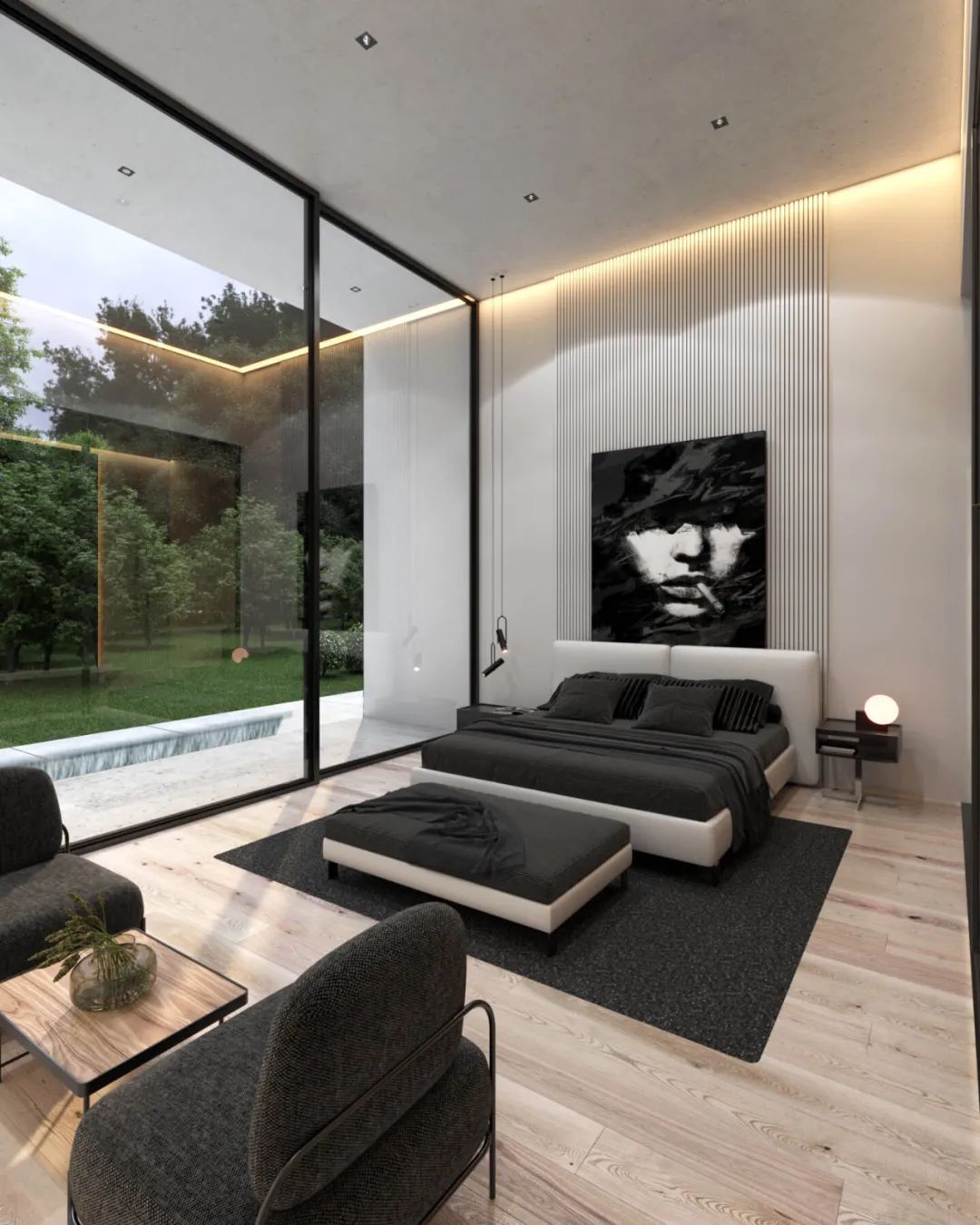 现代极简风的别墅丨伊朗德黑兰丨Reza Mohtashami-21