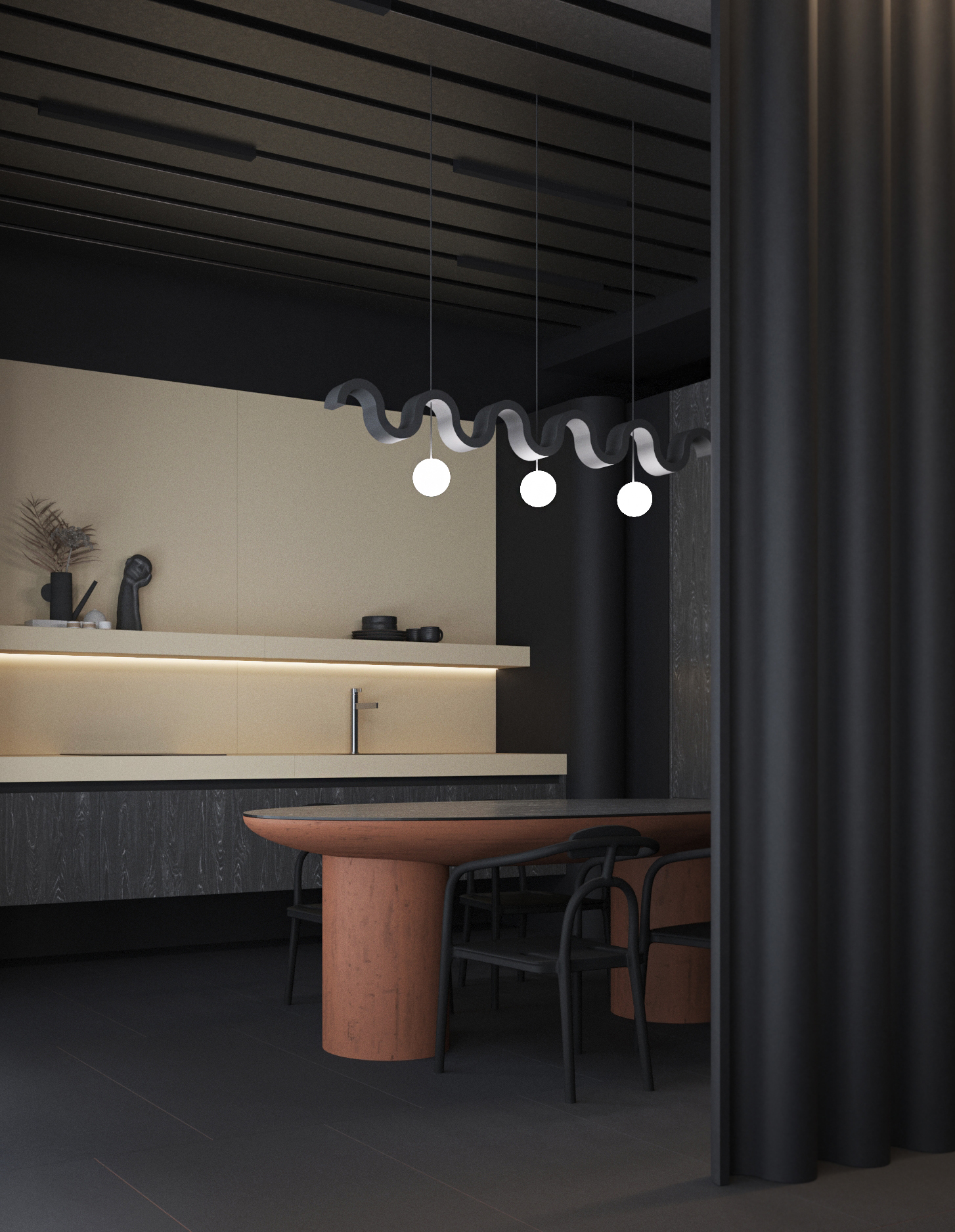 黑暗面·公寓设计丨英国伦敦-8