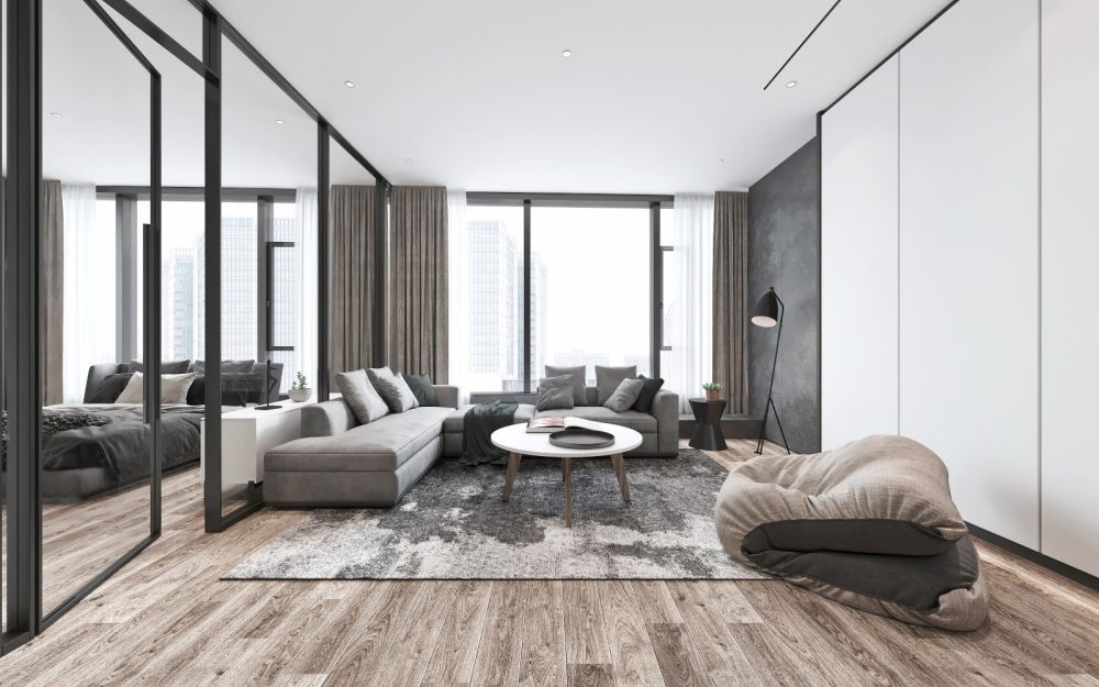 南京现代简约公寓-8