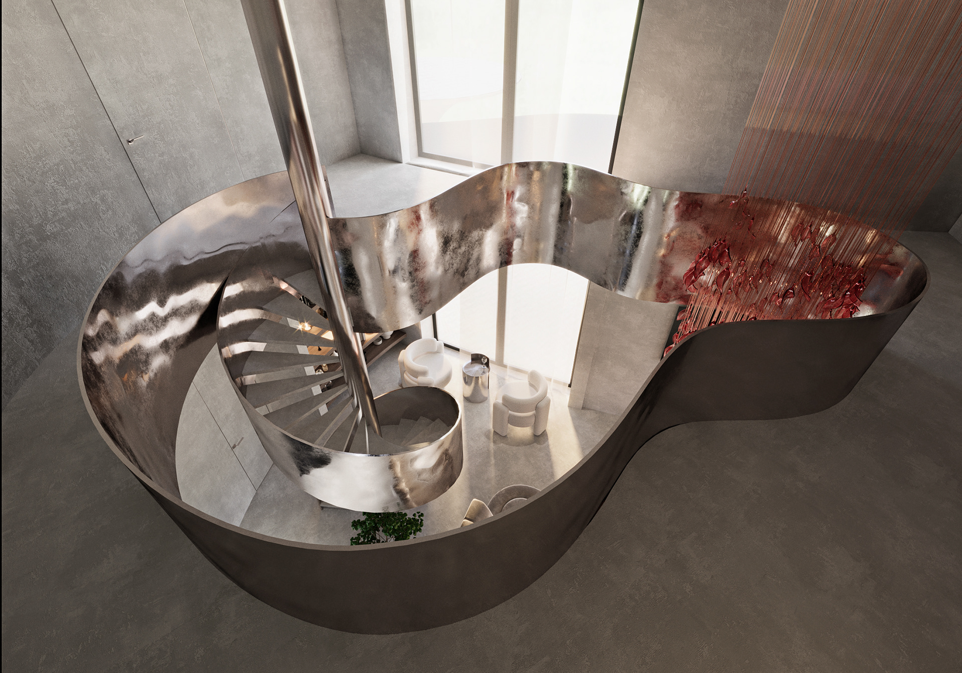 Bionic 风格别墅室内设计丨西班牙-20