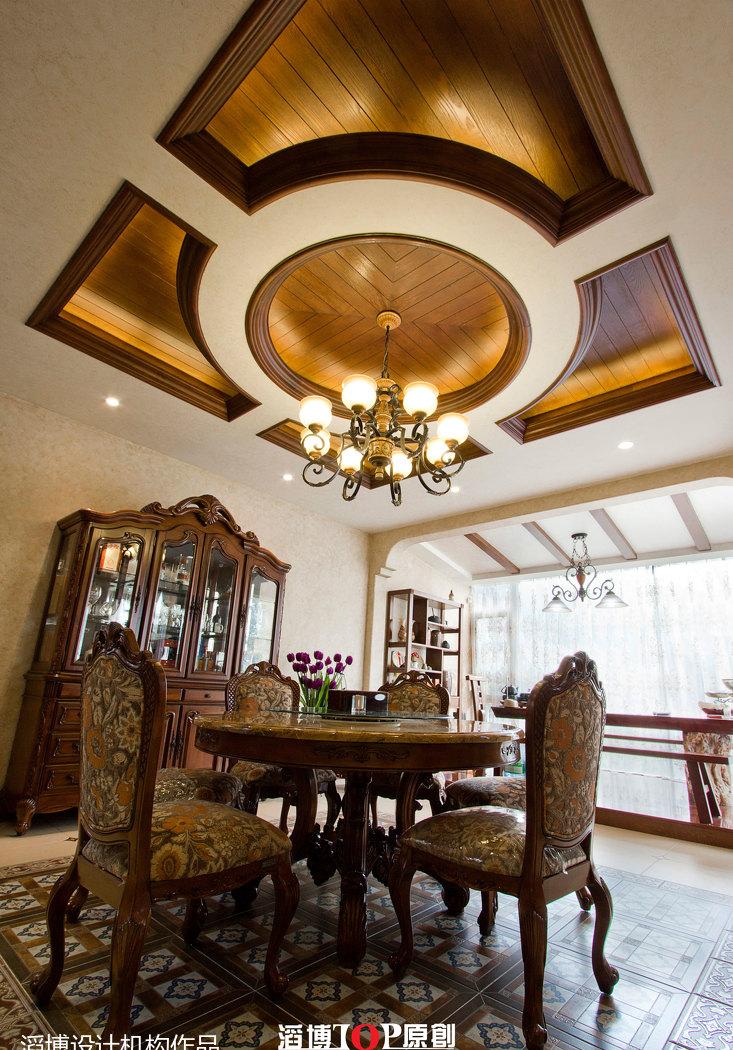 昆明世博生态城美式别墅设计 | 实木家居与欧美元素的完美融合-16