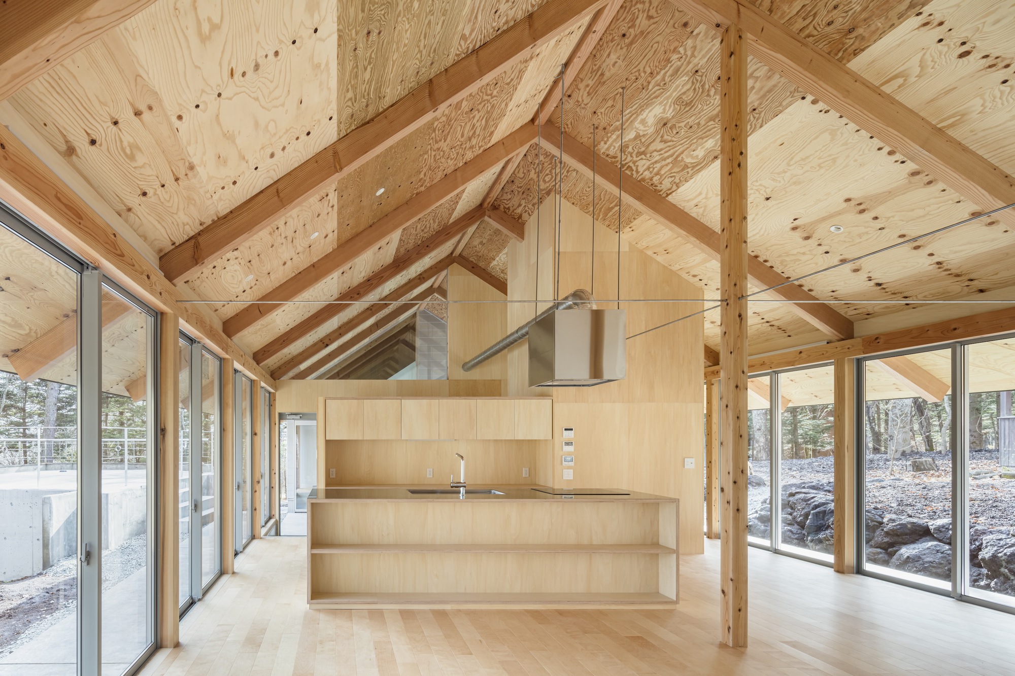 轻井泽别墅丨日本丨Takahiro Endo Architects Office-15