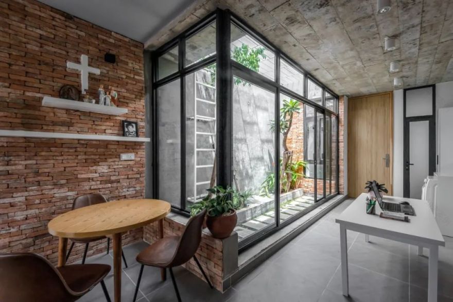 绿色环绕的越南西贡 94 平米住宅设计-25