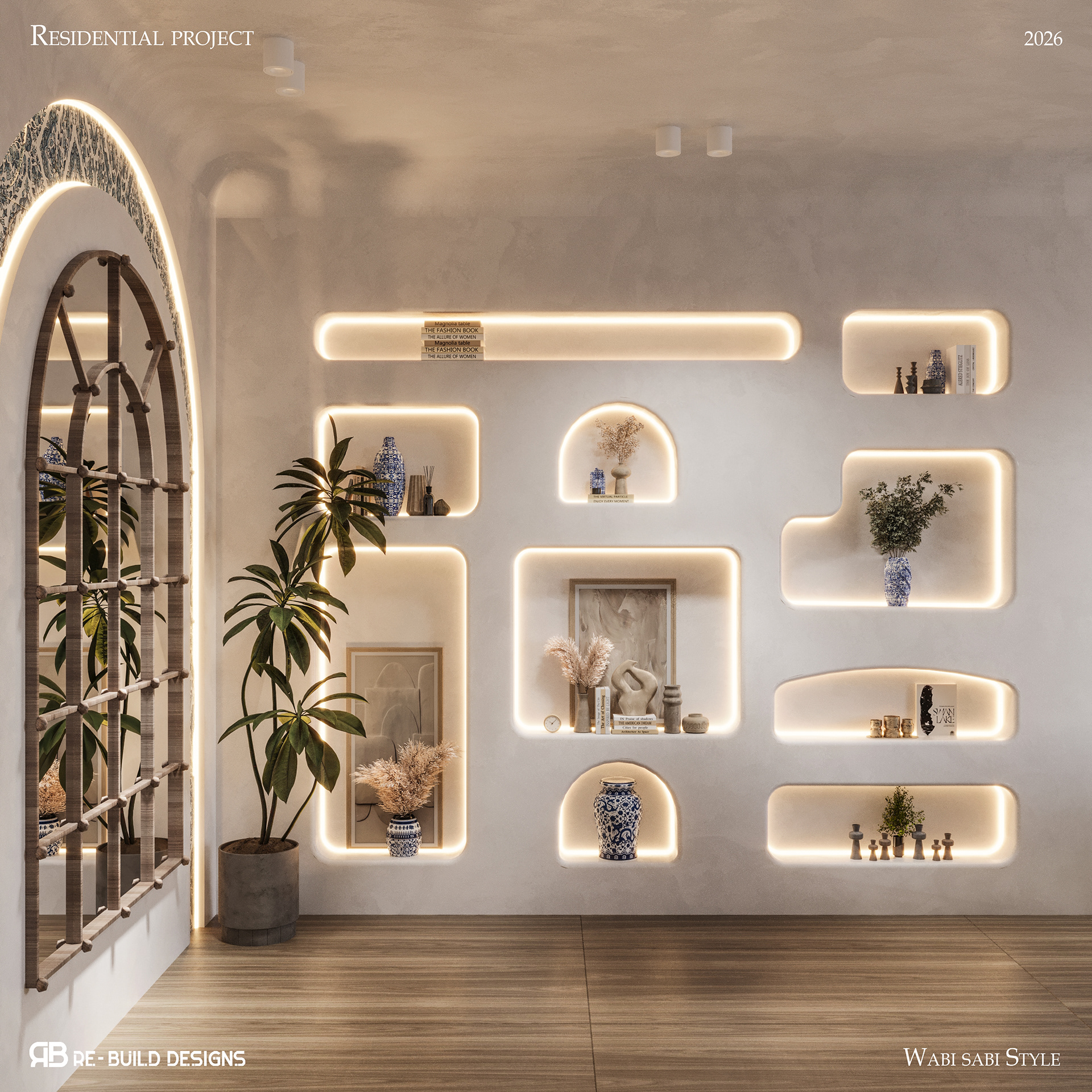 WABI SABI接待处室内设计丨埃及亚历山大丨Re  Build Designs-1