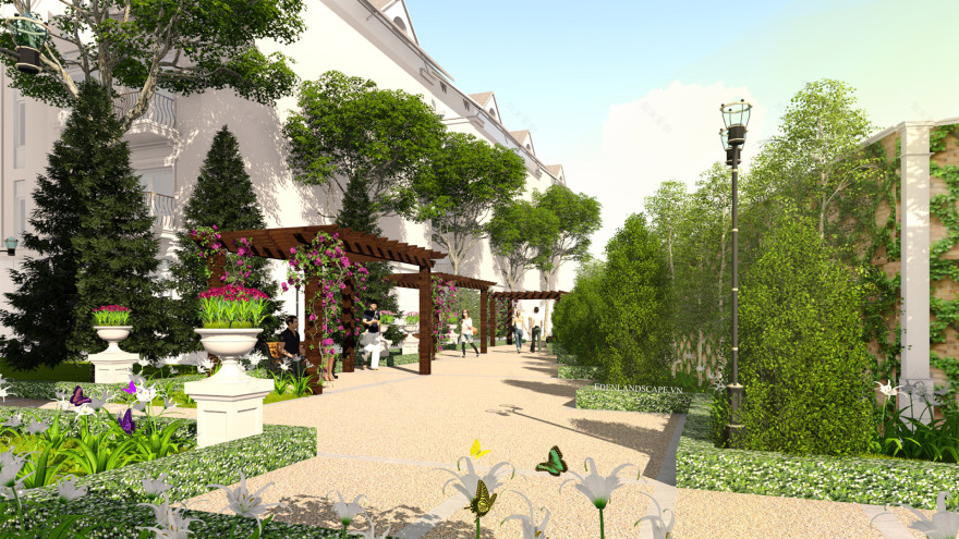 Hateco 3低楼层建筑项目丨越南河内丨Eden Landscape(越南景观公司)-25