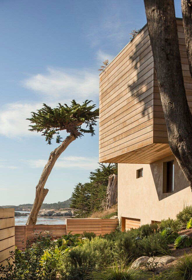 加州悬崖之上的绿色住宅-87