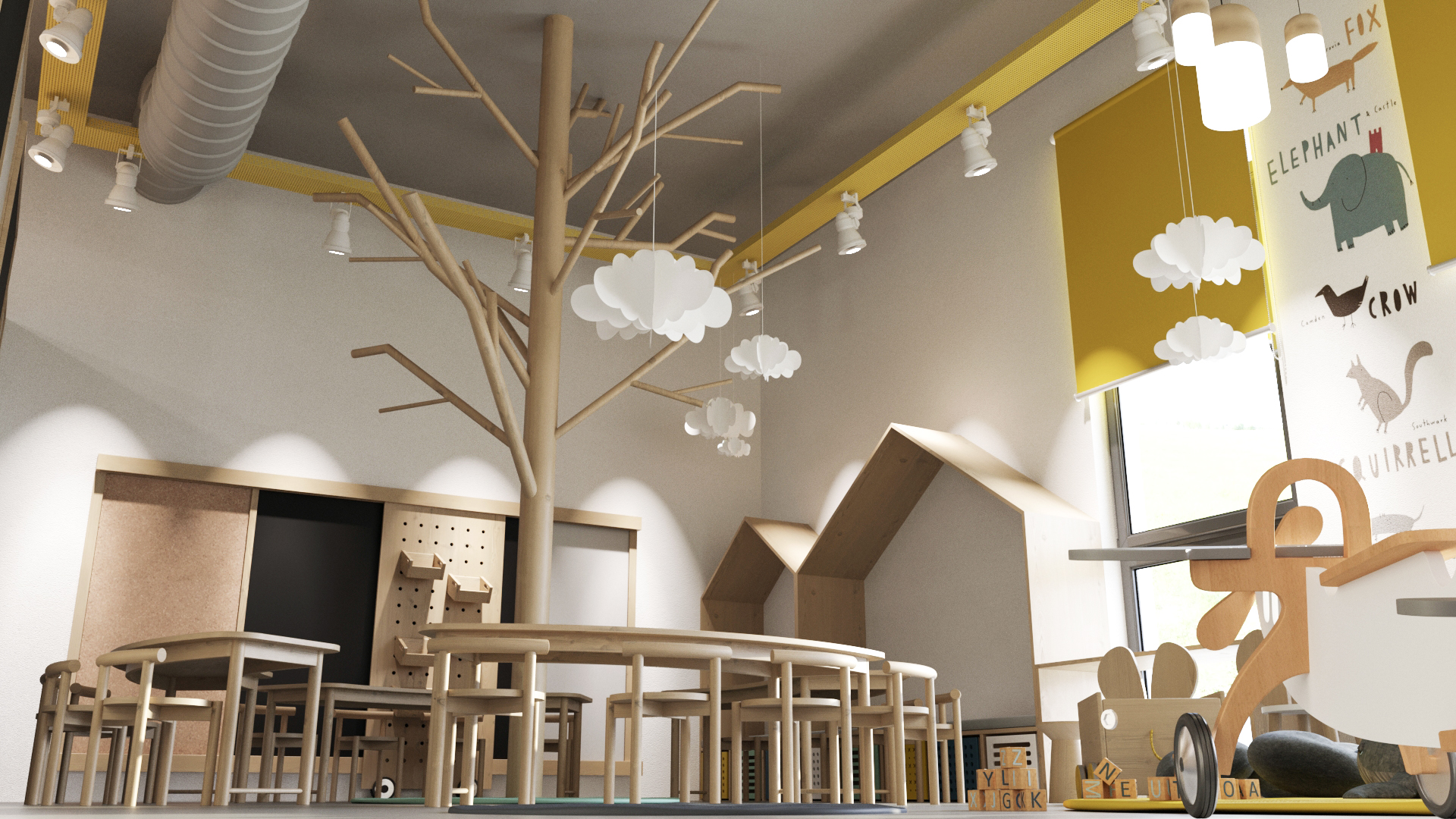 ESKİŞEHİR BİLNET 学校室内概念设计项目-4