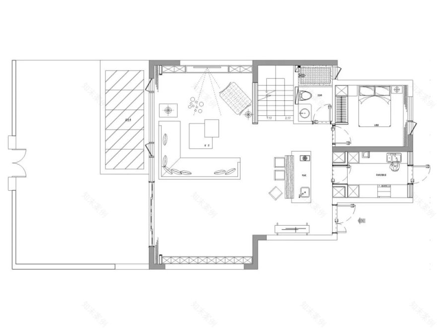400㎡现代风超现实可居住艺术空间丨紫苹果全案设计-7