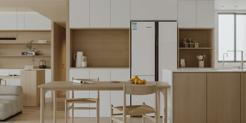 日系原木风家装效果图-6