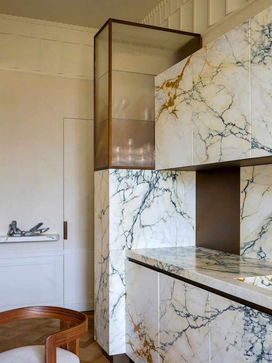 Henri Martin住宅丨法国巴黎丨Rodolphe Parente-15