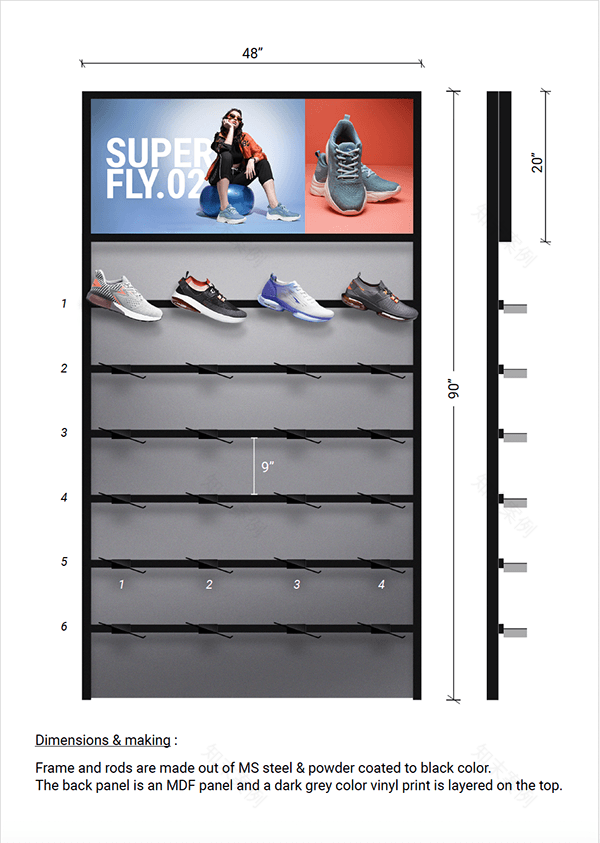 Asian Footwears独家品牌门店设计丨印度-12