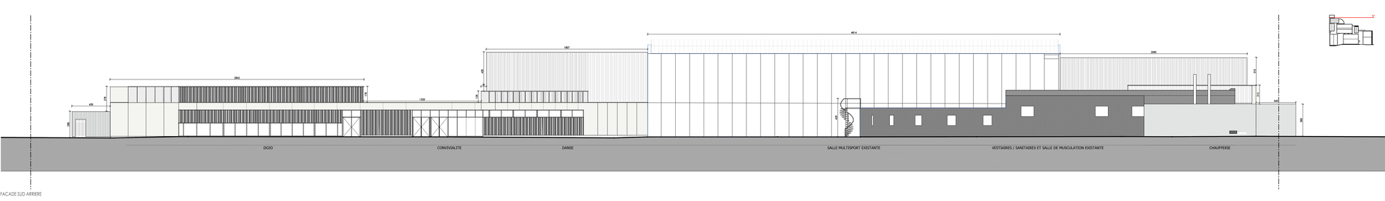 Wavrin 体育中心扩建项目丨法国丨ANAA Architectes-44