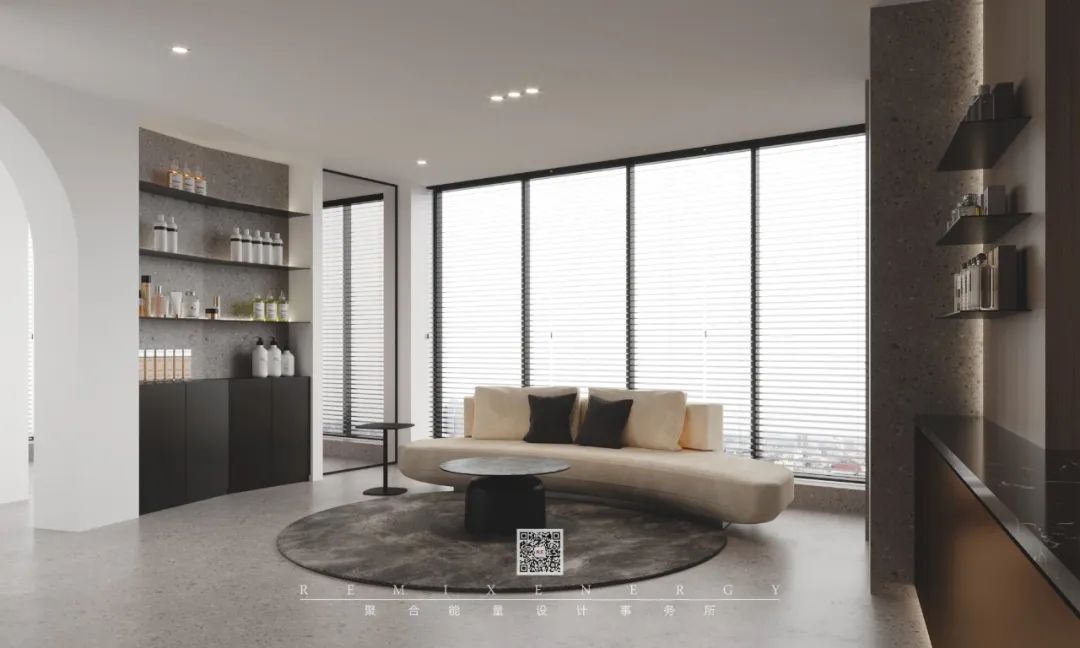 合力合美美颜修身中心 | 温馨时尚，石材层次丰富-3