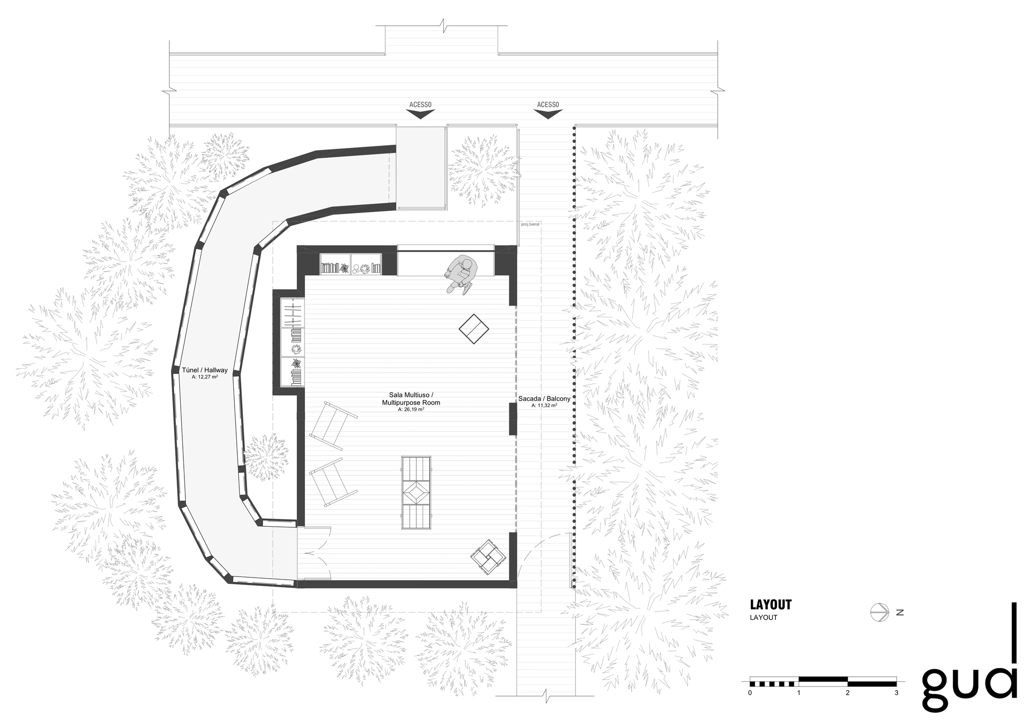 波波波画廊丨巴西丨Guá Arquitetura-25