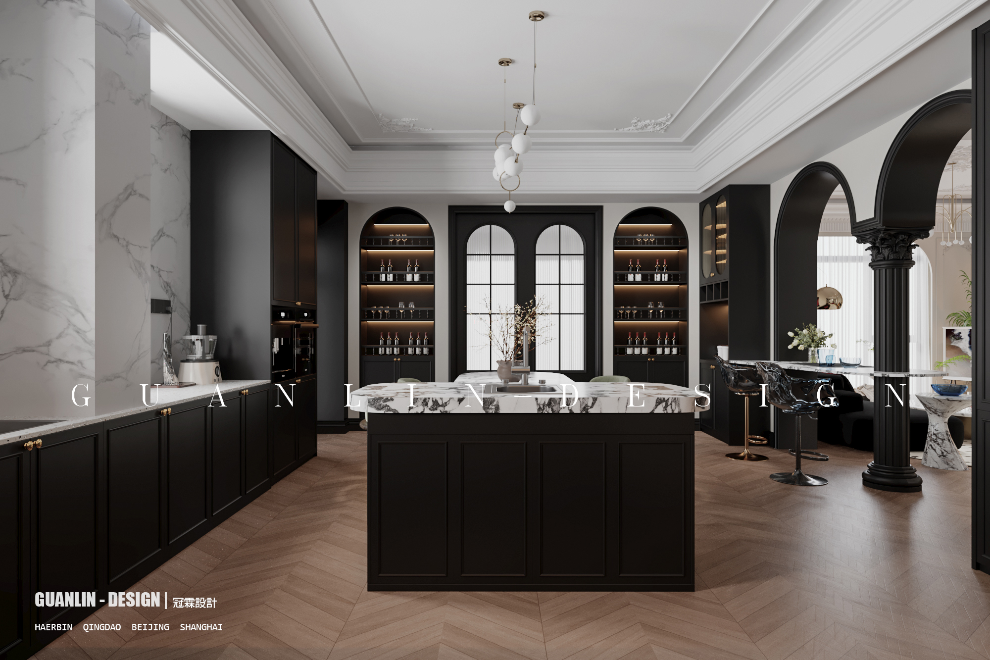 法式复古 怀旧典雅的氛围感丨中国哈尔滨丨冠霖設計-7