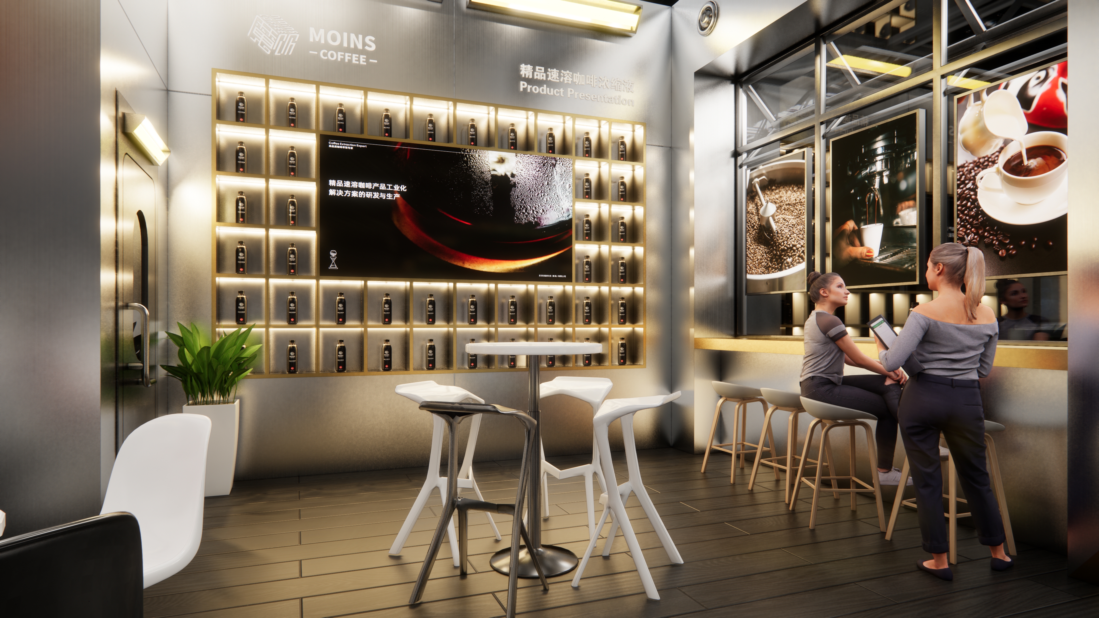 Another beautiful coffee booth-3