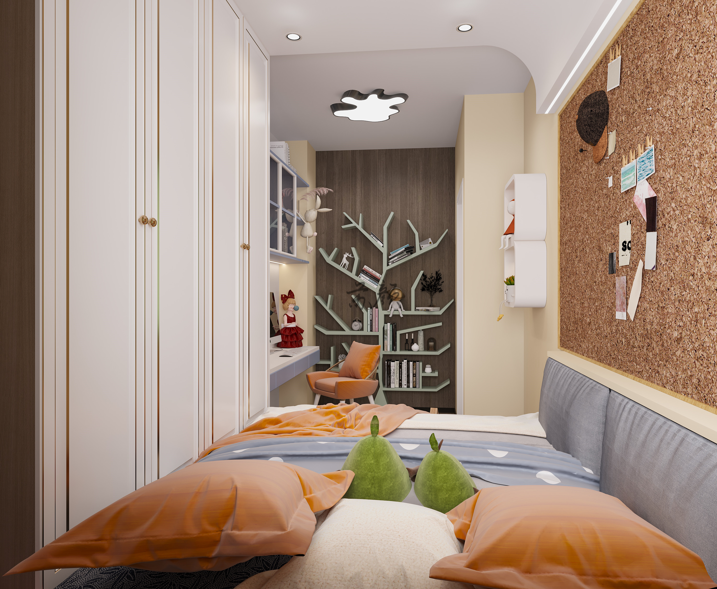 慵懒舒适卧室设计-11