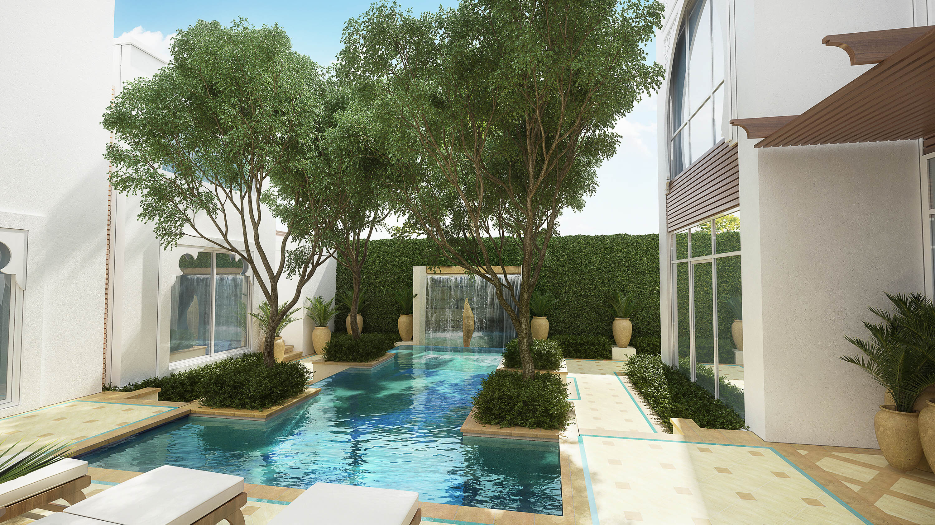 沙特阿拉伯现代住宅设计，融入伊斯兰文化元素-39