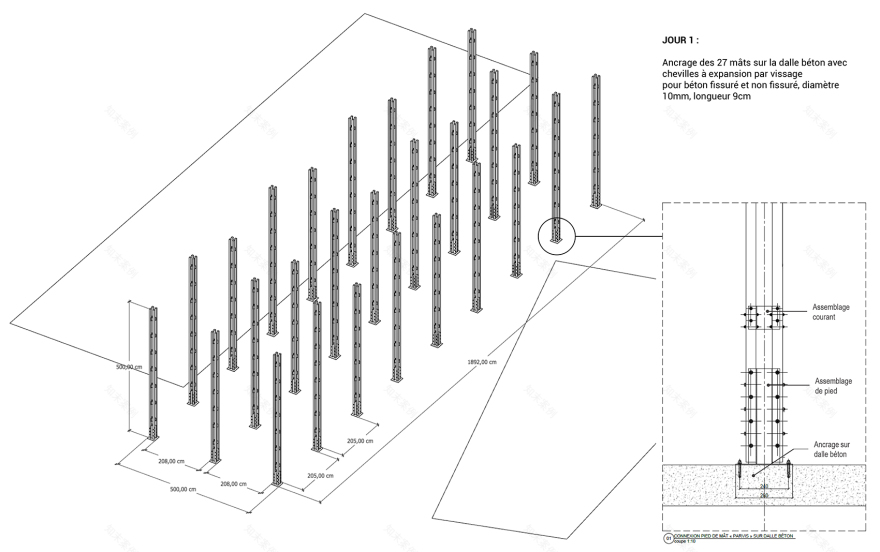 Murs à pêches 游泳池前院景观装置丨法国巴黎丨Collective Parenthèse 事务所-34