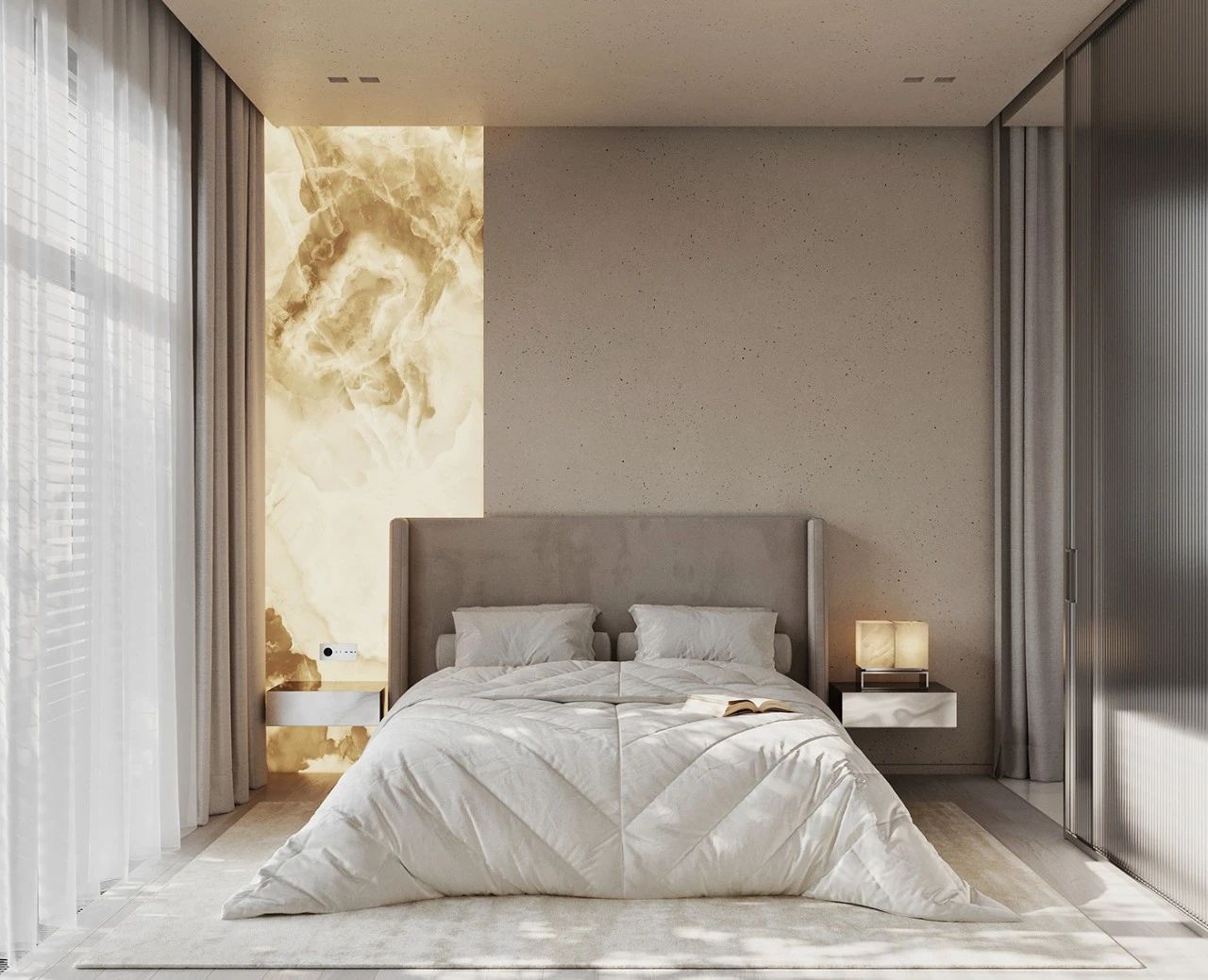 俄罗斯简约优雅公寓设计丨VERITY DESIGN-39