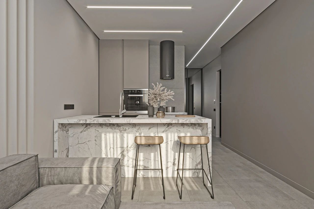 Ivan Honcharenko 打造 100㎡高级灰空间,简约而细腻-35