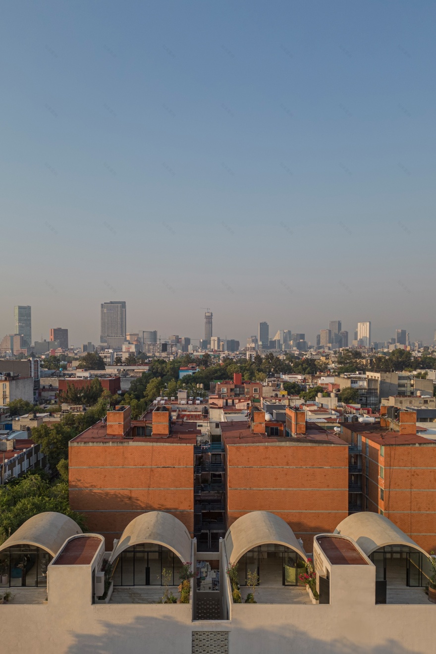 Mariano Azuela 194公寓丨墨西哥墨西哥城丨Bloqe Arquitectura-2