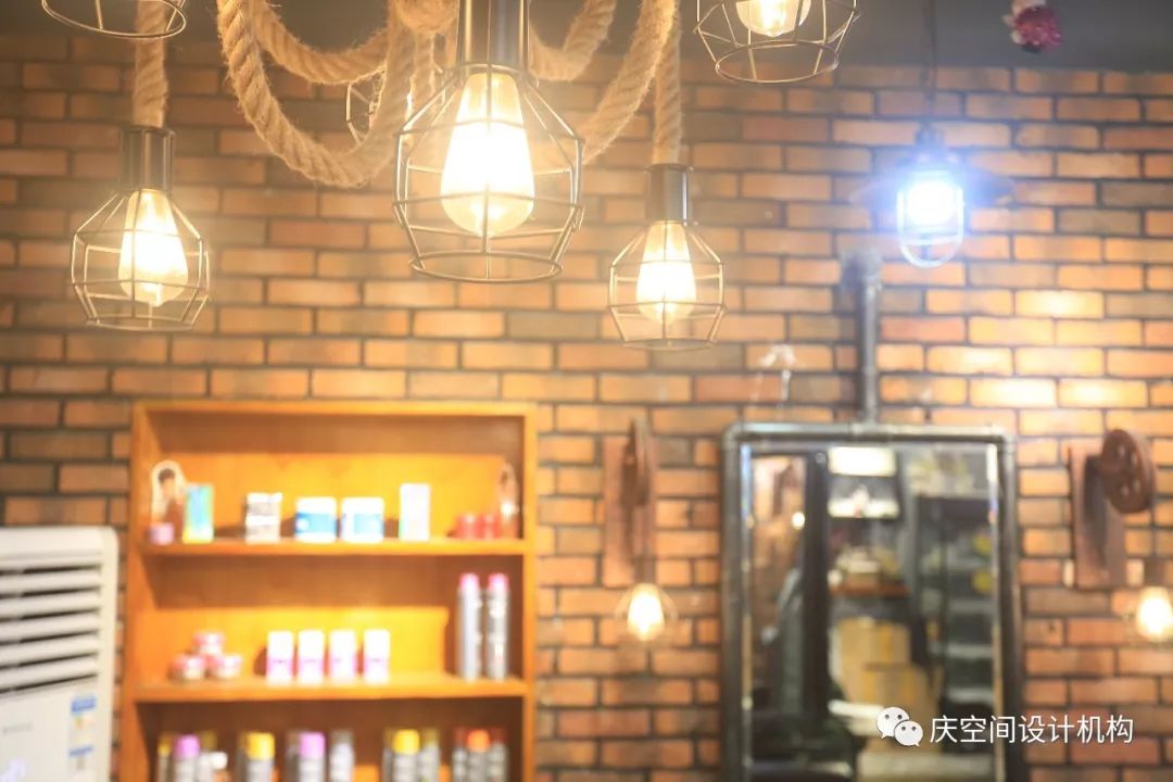 洛阳 LJ 烫染潮店,黑铁工业风的设计魅力-21