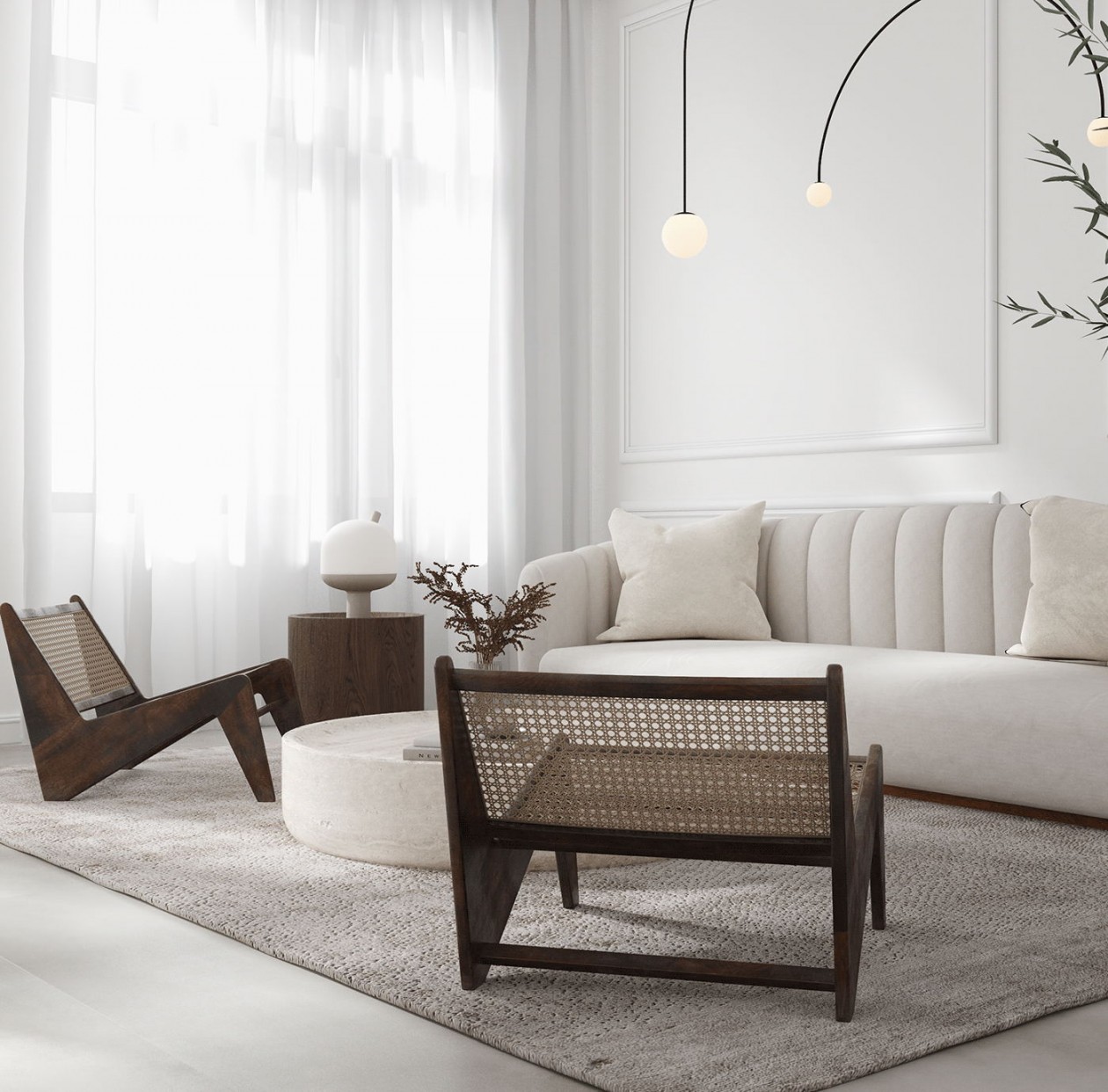 白色系 简洁而舒适的公寓-2