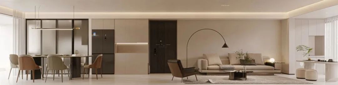 广州 178㎡现代奶油风大平层丨中国广州丨KUN SHANG DESIGN-23