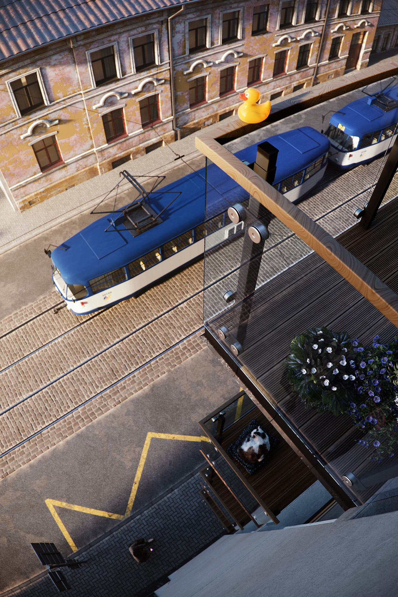 Riga Residential Property 3D Visualization-21